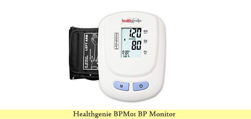 Healthgenie BPM01W Digital Upper Arm BP Monitor